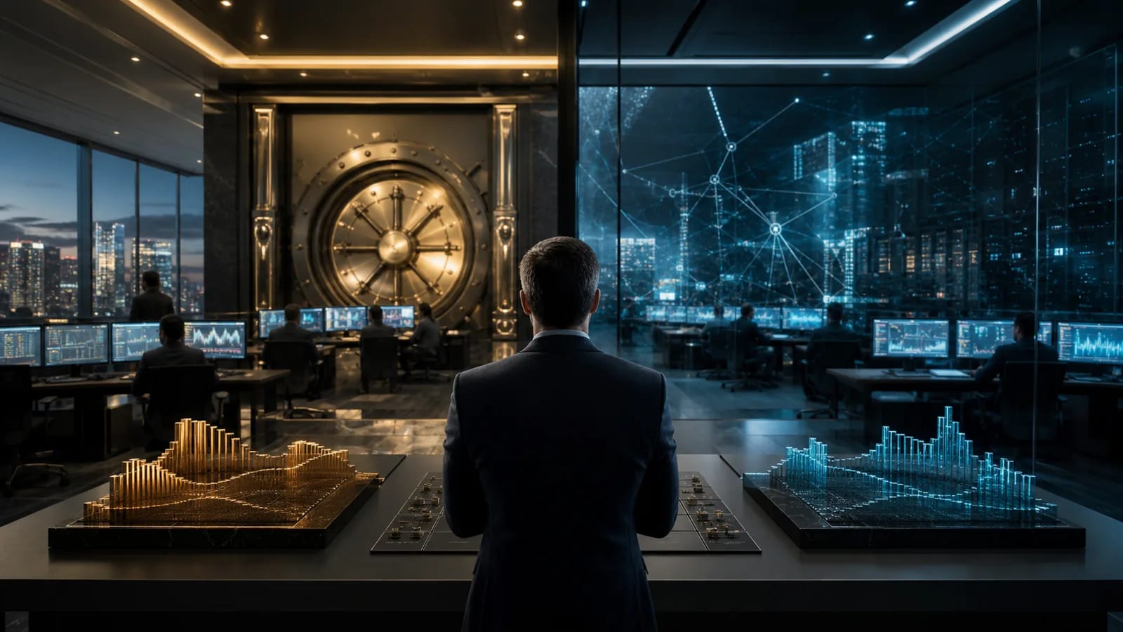 Hyperliquid vs Binance: исполнение, custody, комиссии и рынки Два профессиональных торговых контура без копирования интерфейсов. Иллюстрация к материалу «Hyperliquid vs Binance: исполнение, custody, комиссии и рынки».